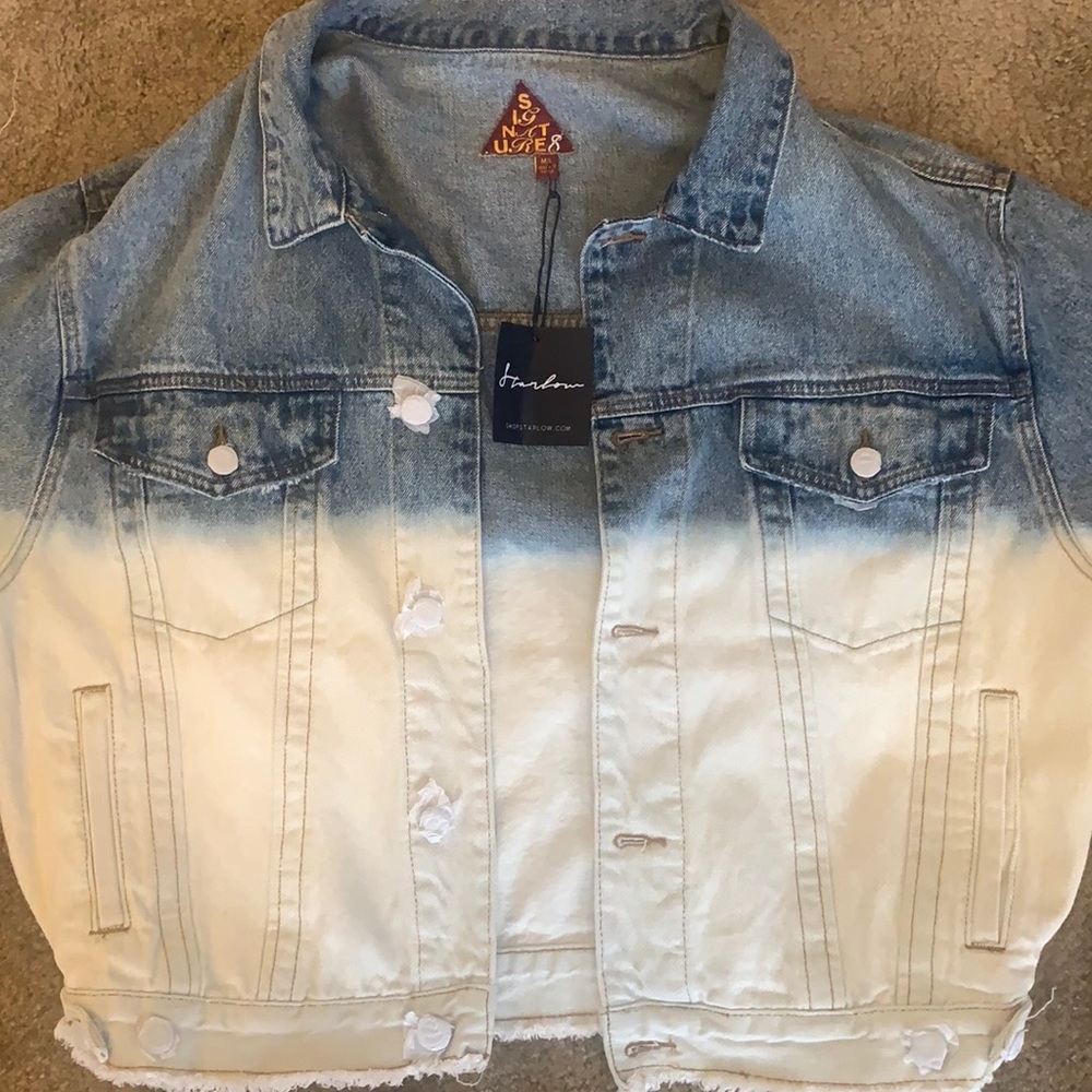 Starlow Ombré Jean Jacket.